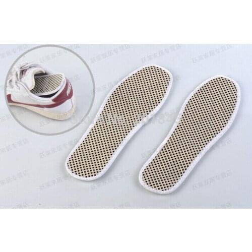2Pair/Pack Tourmaline Self Heated Insole Sport Shoes Cushion Foot Massage Care Function Far Infrared Therapy