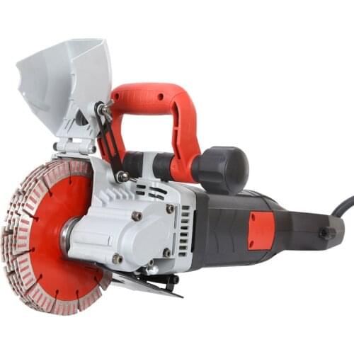 4800W slotting machine one-time forming dust-free hydropower installation slotting concrete wall cutting machine