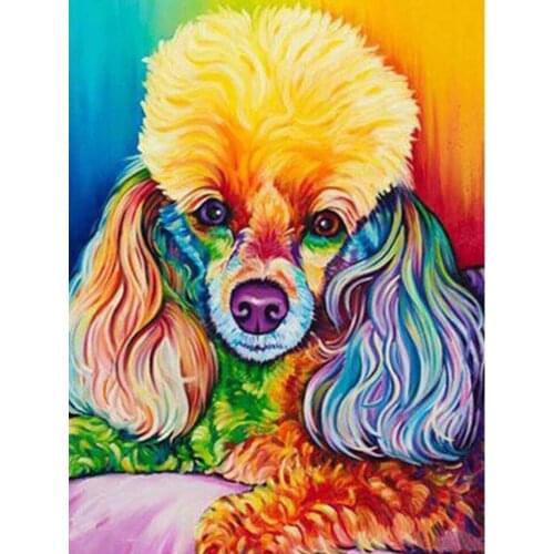 5D DIY Full Diamond Painting Animal Dog Pet Cross Stitch Kit Mosaic Picture Rhinestone Embroidery Decoration