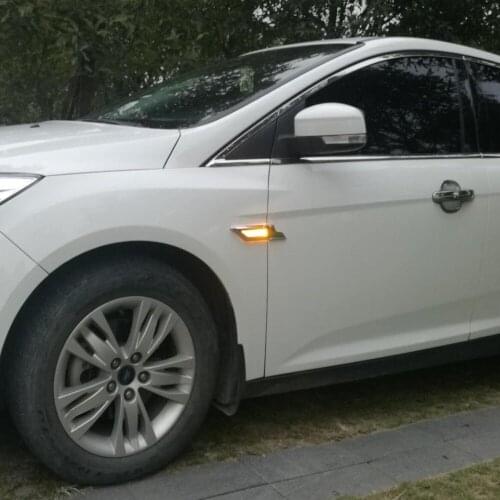 Automobile LED Side Turn Signal Super Bright Rogue Reversing Llight Blade Vane Turn Signal Tri-color Modified Reversing