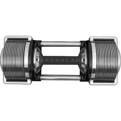 Free Shipping 1kg Increment 32KG 72LB Adjustable Dumbbells Silver Mancuernas Precision Fitness Use For Home Gym Equipment 1PCS