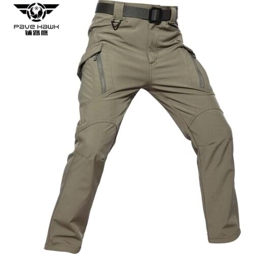 Military Tactical Pants Men Waterproof Combat Fleece Softshell Pants Outdoor Army Fans Camping Climbing Hiking Trekking Trousers