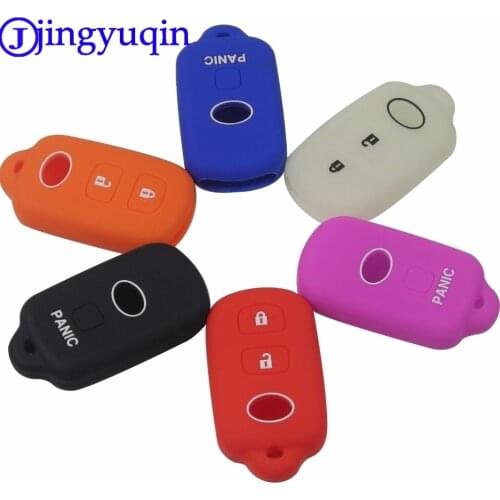 Jingyuqin Remote 2+1 3 Buttons Silicone Car Styling Key Case Cover For Toyota Camry 2000-2005 Proctective