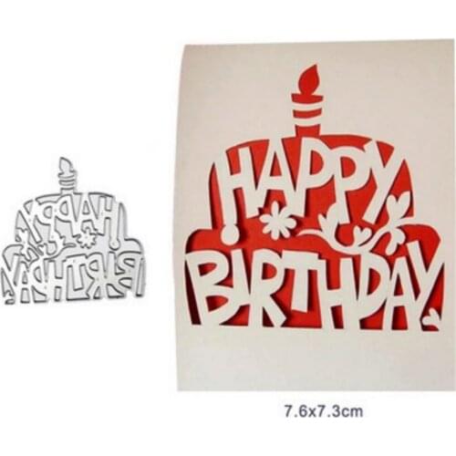 Cake Metal Cutting Dies for Scrapbooking Handmade Tools Mold Cut Stencil New 2021 DIY Card Make Mould Model Craft Decoration