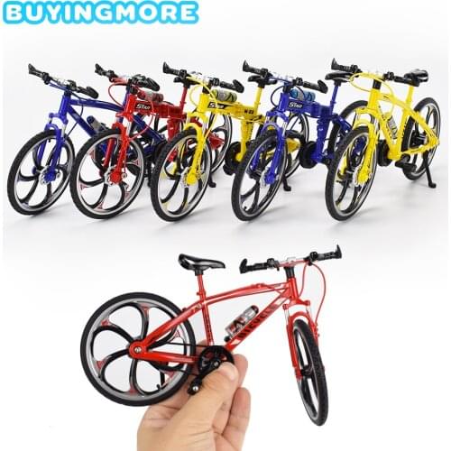 Mini Finger BMX 1:8 Alloy Diecast Bicycle Model Finger Toys Mountain Bike Racing Simulator Adult Toys for Boys Gift Collection