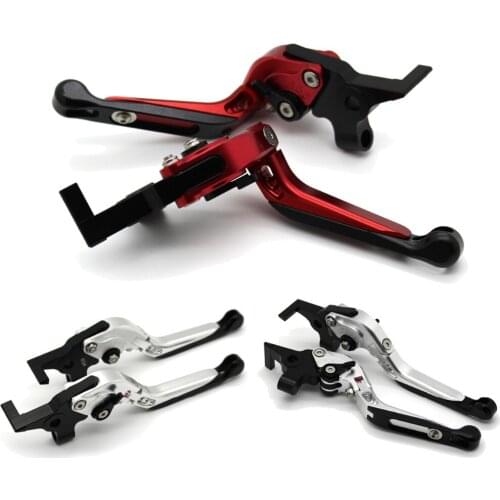 With logo Motorcycle Frame Ornamental Foldable Brake Handle Extendable Clutch Lever For Moto Guzzi CALIFORNIA Custom/Touring