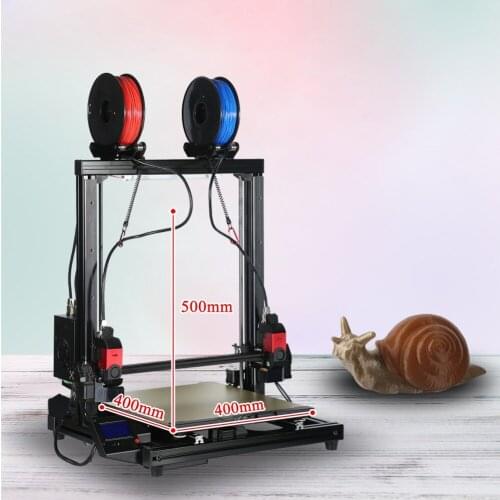 VIVEDIDO T-Rex 3+ Big Size 400*400*500mm Desktop 3D Printer Machine Kit Laser Printer