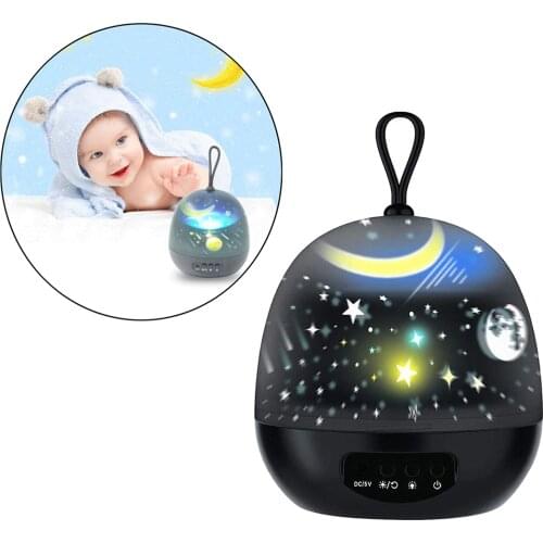 Night Light Projector Baby Night Lights 8 Color Changing Light Romantic Night Lighting Lamp Birthday Gifts for Children Kids
