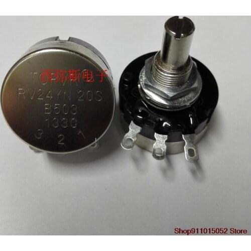 Original TOPVR potentiometer RV24YN20SB503 50 k lap carbon film potentiometer