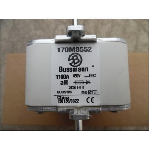 Fuses: 170M8552 1100A 690V / 170M8547 1250A 690V (3SHT) aR