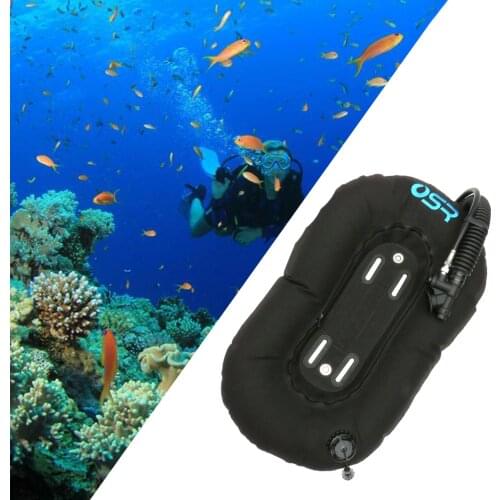 Durable Diving Donut Wing with High Strength Inner Bladder Tech Dive 25lbs BCD Single Tank Compensator Buoy Low Pressure Hose