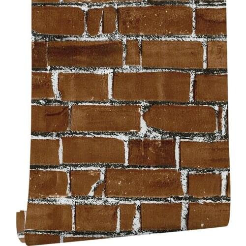 Self adhesive Wallpaper Peel and Stick Wall Panel Living Room kitchen Brick Stickers Bedroom Kids Room Brick Papers Home Decor