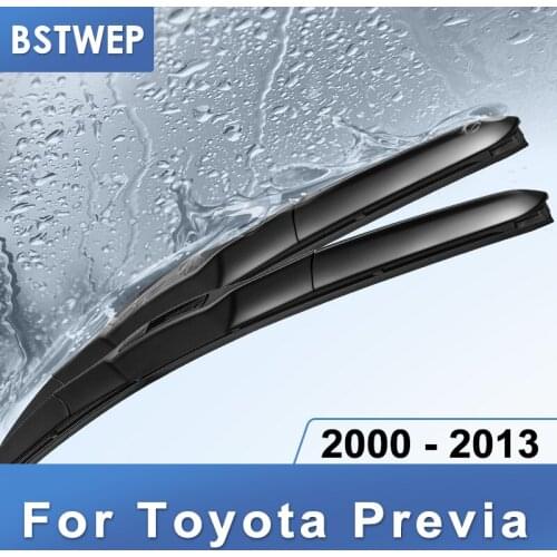BSTWEP Wiper Blades for Toyota Previa Fit Heavy Duty Hook Arm / Hook Ams Model Year from 2000 to 2013