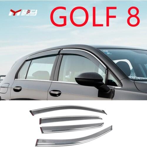 For Volkswagen Golf 8 special rain shield 2021 golf8 MK8 retrofitted window rain cover panel decoration car accessories