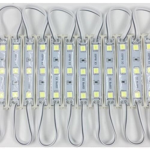 Super Bright Waterproof SMD 5054 3 LED Modules Cool White IP65 LED Lamps DC 12V For Billboard 500PCS