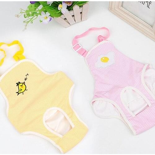 Strap Type Pet Dog Jumpsuit Physiological Pants Diaper Sanitary Girl Dog Shorts Panties Menstruation Underwear For Chihuahua