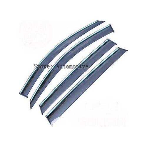 TOP Quality Rain Window Sun Visor Sunvisor Trim Exterior Windows Visor 4pcs For Skoda Yeti 2014 2015 2016
