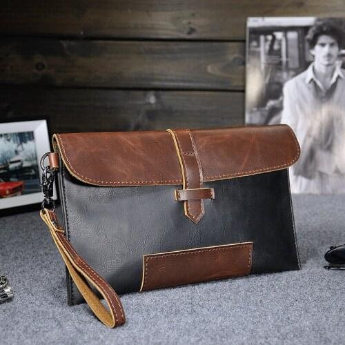 Women Vintage Genuine Leather Clutch Envelope Bag Coins Wallet Fashion Cluthes