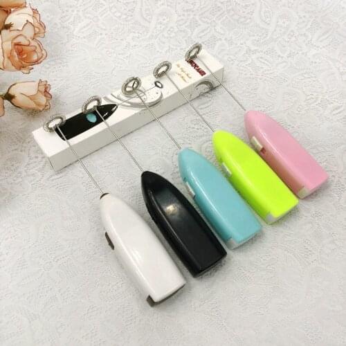 1pc Milk Drink Coffee Whisk Mixer Electric Egg Beater Frother Foamer Mini Handle Stirrer Practical Kitchen Cooking Tool