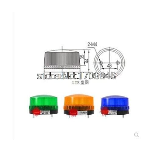 12VDC Red 15 LEDs Beacon Warning Signal Light Lamp