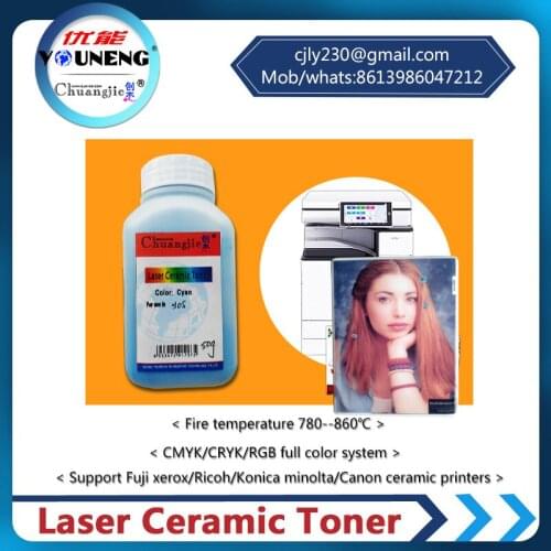 800 degree high temperature color ceramic toner powder Compatible For Ricoh and Xerox model vitrotype Print