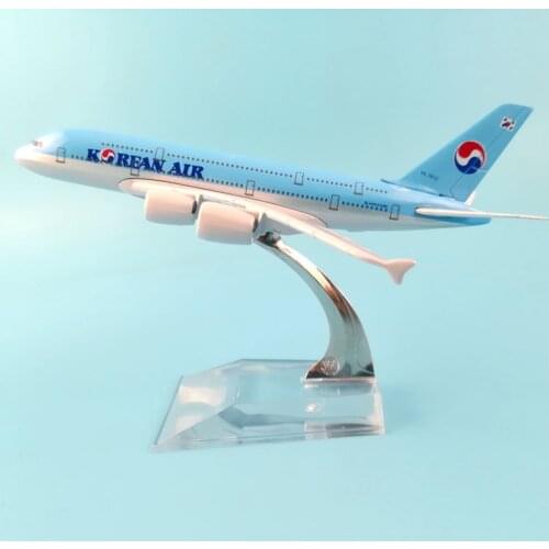 AIRLINES 16CM KOREAN AIRWARYS METAL ALLOY MODEL PLANE AIRCRAFT MODEL TOYS AIRPLANE COLLECTION GIFT CHILDREN TOYS