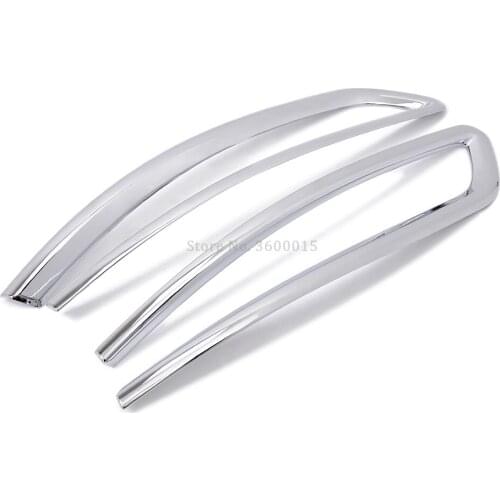 Car Accessories For Skoda kodiaq 2016 2017 2018 Exterior ABS Chrome Tail Fog Lamps Rear Foglight Cover Anti-collision Trim Frame