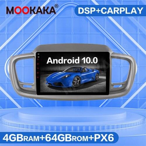 4G SIM LTE Android 10.0 4GB+64GB Car Multimedia Player Radio For Kia Sorento 2015 2016 Radio GPS Navigation Auto Stereo Headunit