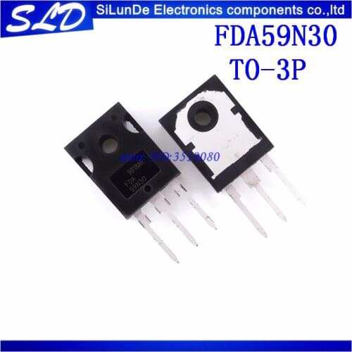 Free Shipping 10pcs/lot FDA59N30 MOSFET N-CH 300V 59A 59N30 TO-3P Best quality