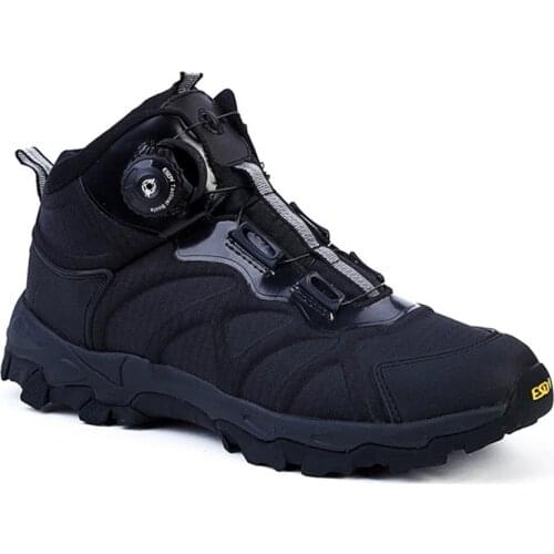 ESDY Tactical Military Boots Mens Outdoor Quick Response BOA System Hunting Safety Comfortable Shock Absorbing Sports Shoes