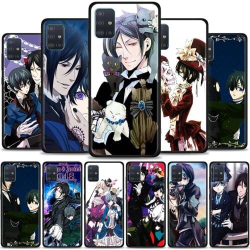 Anime Black Butler Phone Case For Samsung Galaxy A51 A71 5G A21s A11 A31 A41 A91 A72 A12 A02s Soft Silicon coque Cover Matte