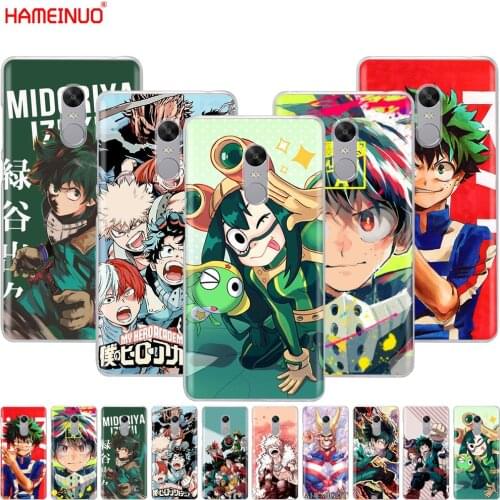 HAMEINUO My Hero Academia AnimeCover phone Case for Xiaomi redmi 5 4 1 1s 2 3 3s pro PLUS redmi note 4 4X 4A 5A