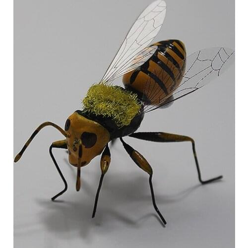 Limited Mini Metal Skull Bee Animal Miniature Artificial Unique Garden Decor Home Decorations Crafts DIY Accessories 2021 New