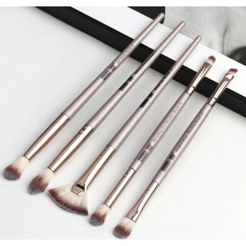 5 Pcs Makeup Brushes Set Eyeliner Eyelash Eye Shadow Lip Brush Cosmetic Make Up Tool Kit