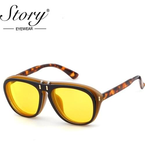 STORY 2018 New Brand Vintage Steampunk Toad Sunglasses Oval Oversize Designer Shield Sunglasses For Men Women UV400 XMAS
