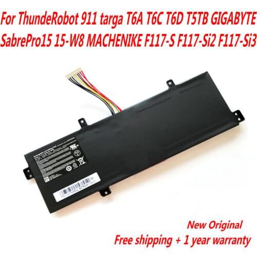 High Quality G15G Laptop Battery For ThundeRobot 911 targa T6A T6C T5TB T6D For GIGABYTE SabrePro 15-W8 For MACHENIKE F117-S