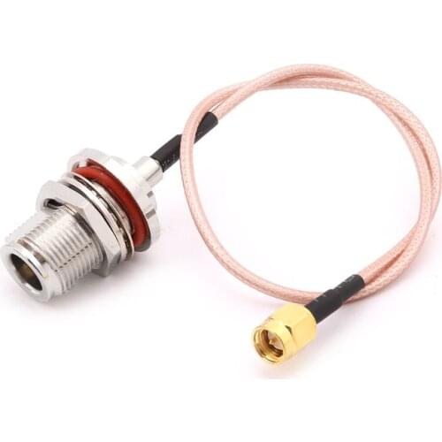 N Female Bulkhead To SMA Male Plug RG316 Pigtail Cable RF Coaxial Cables Jumper Cable DEC04