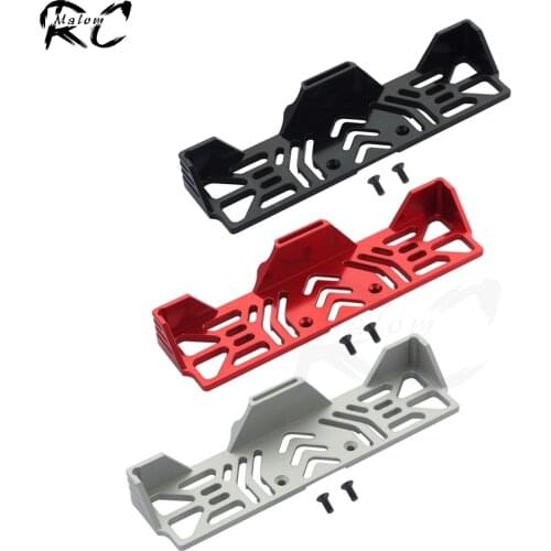 Aluminum Alloy Battery Tray Box Mount Base for 1/10 RC Crawler Car Axial SCX10 III AXI03007 Wrangler JT Gladiator Upgrade Parts