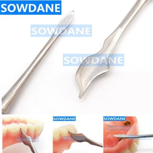 Dental Wax Sculpting Knife Double Side Carving Knife Dentist Trimming Gums Tool Dental Pick Wax Tool Stainless Steel Lab