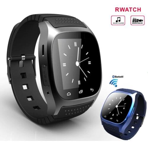 Smart Life)2019 M26 Bluetooth Smart Watch luxury wristwatch R Watch Smartwatch with Dial SMS Remind Pedometer for Android IOS