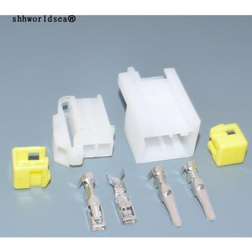 Worldgolden 2 pin 2.8mm male female automotive wire connector 7122-1620 7123-1620