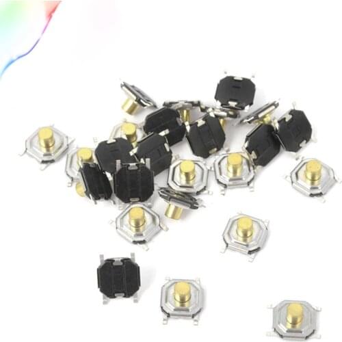 25Pcs Momentary Tact Tactile Push Button Switch 4x4x3mm 4-pin SMD