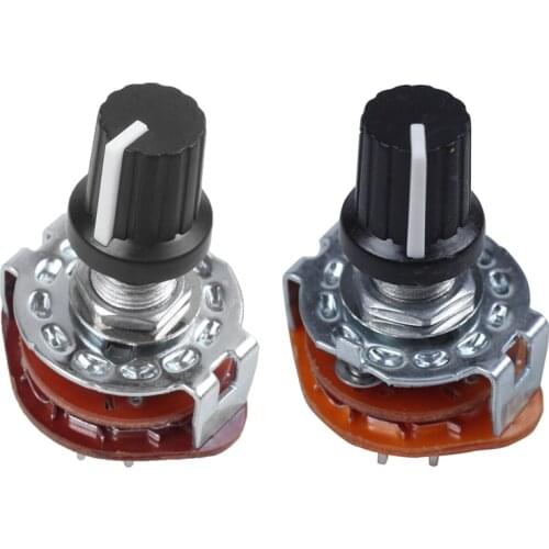 2x Electronic Machine 3P4T 3Pole 4 Position/4P3T 4Pole 3 Position 2 Deck 15 Pin/16 Pin Rotary Switch