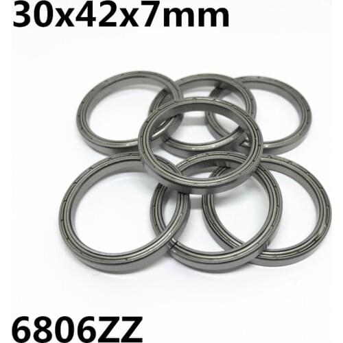 50pcs 6806ZZ 6806-2RS The high quality of ultra-thin deep groove ball bearings 30x42x7 mm 6806Z 6806RS