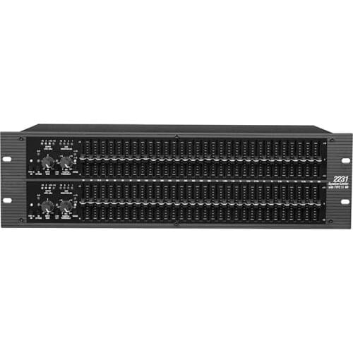 DJ sound system dj equipment 2231 Dual Channel 31 Band Graphic Equalizer 2231 audio Equalizer