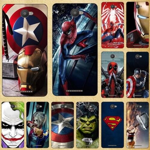 Super Hero Phone Case Cover For BQ Aquaris U2 U X5 X C V VS X2 Pro Plus Lite Soft Silicone Back cover Bags For BQ M 2017 Bags