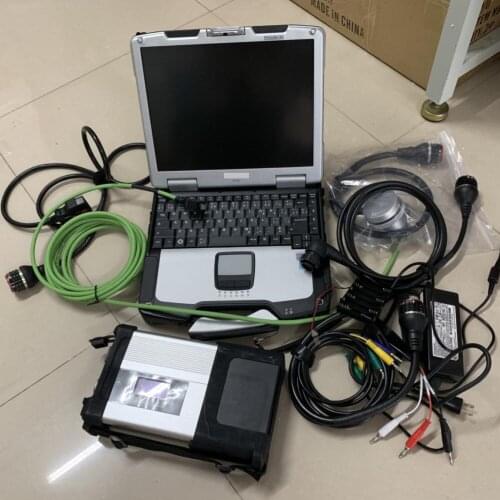 Mb star diagnostic super c5 with laptop cf30 ram 4g + 2020.12 hdd 320gb software newest version full set ready to use