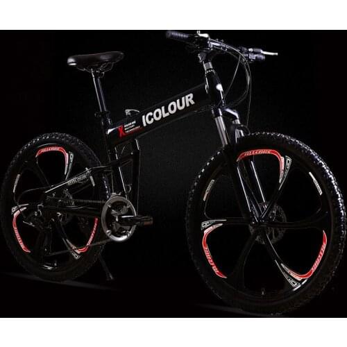 Mountain Bike Aluminum Alloy 26 Inch Shift Folding Shock Absorption Man and Woman Adult Student Bicycle