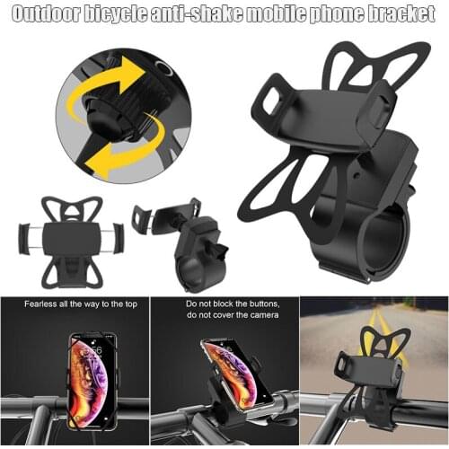 Hot Sale Bike Phone Mount Universal Adjustable Silicone Bicycle Phone Holder for Cycling GPS/Map/Time/Music N66