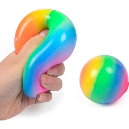 Fidget Toy Squishy Toy Creative Colorful Vent Ball Decompression Toy Men And Women juguetes Figet Toy Stress toys